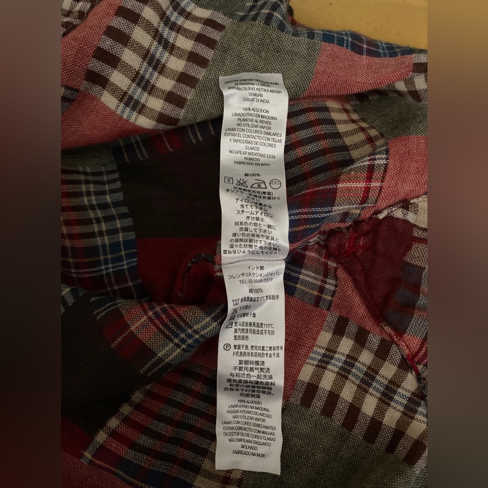 Ymc Multi-Color Long Sleeve 3/4 Button Up - image 7